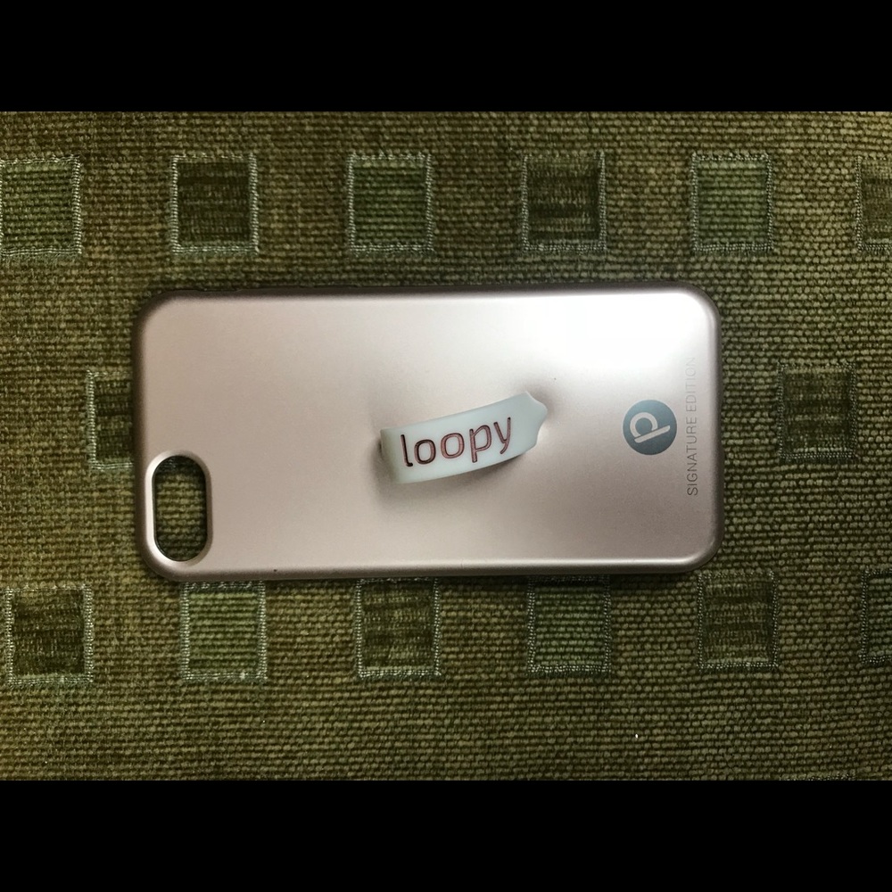 EUC Rose Gold Loopy Case w/Bag iPhone 7